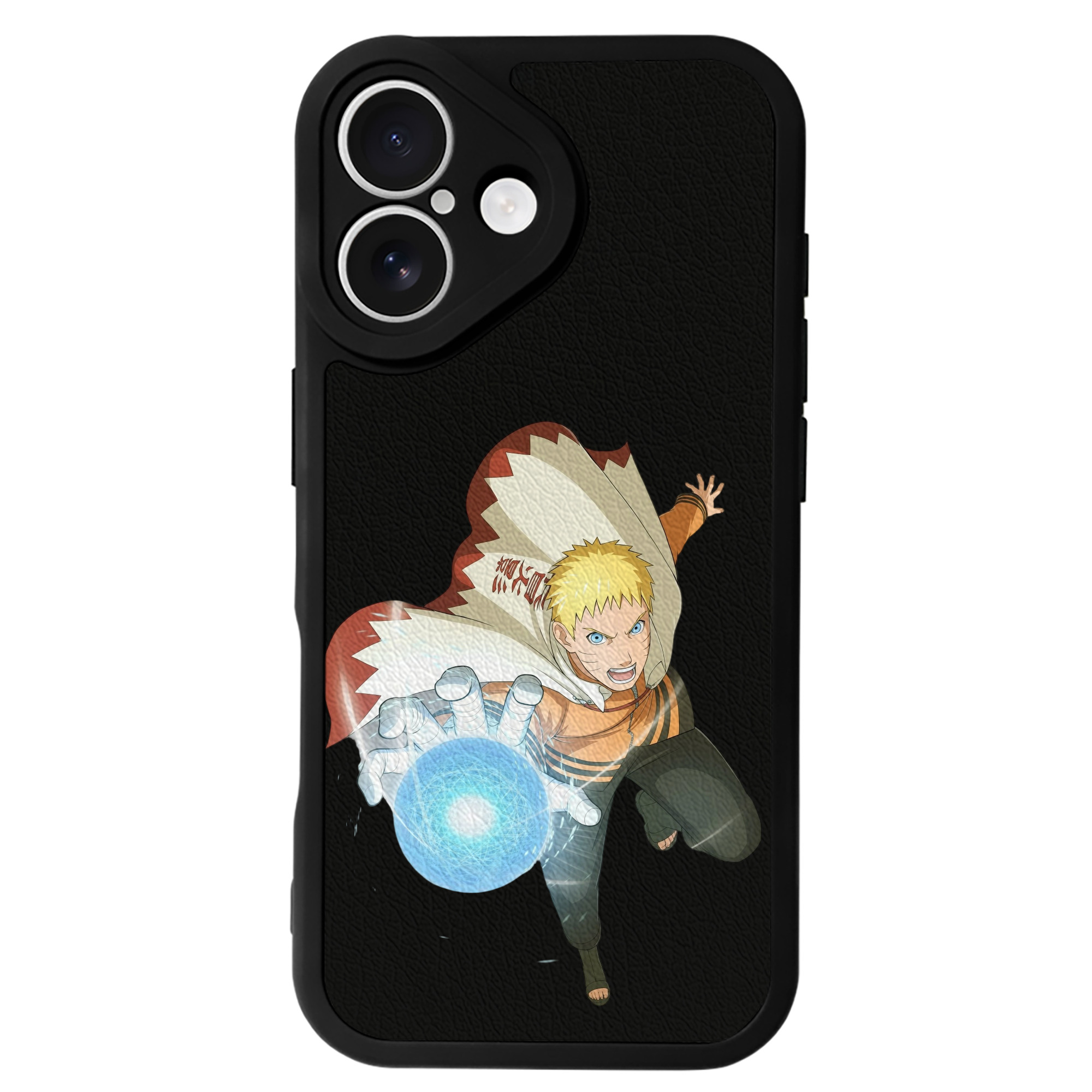 （画像用） NARUTO -ナルト- うずまき ナルト Uzumaki Naruto 【iPhone 16シリーズ対応】シリコンスマホケース（レザー調） 材質：シリコン